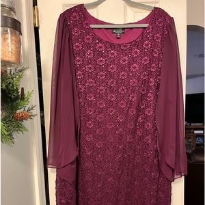 Cocktail Dress W/ Butterfly Sleeves